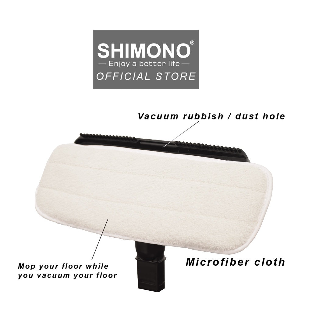 Shimono Spare Part Vacuum Wet & Dry Conversion Mop Brush - Round Head