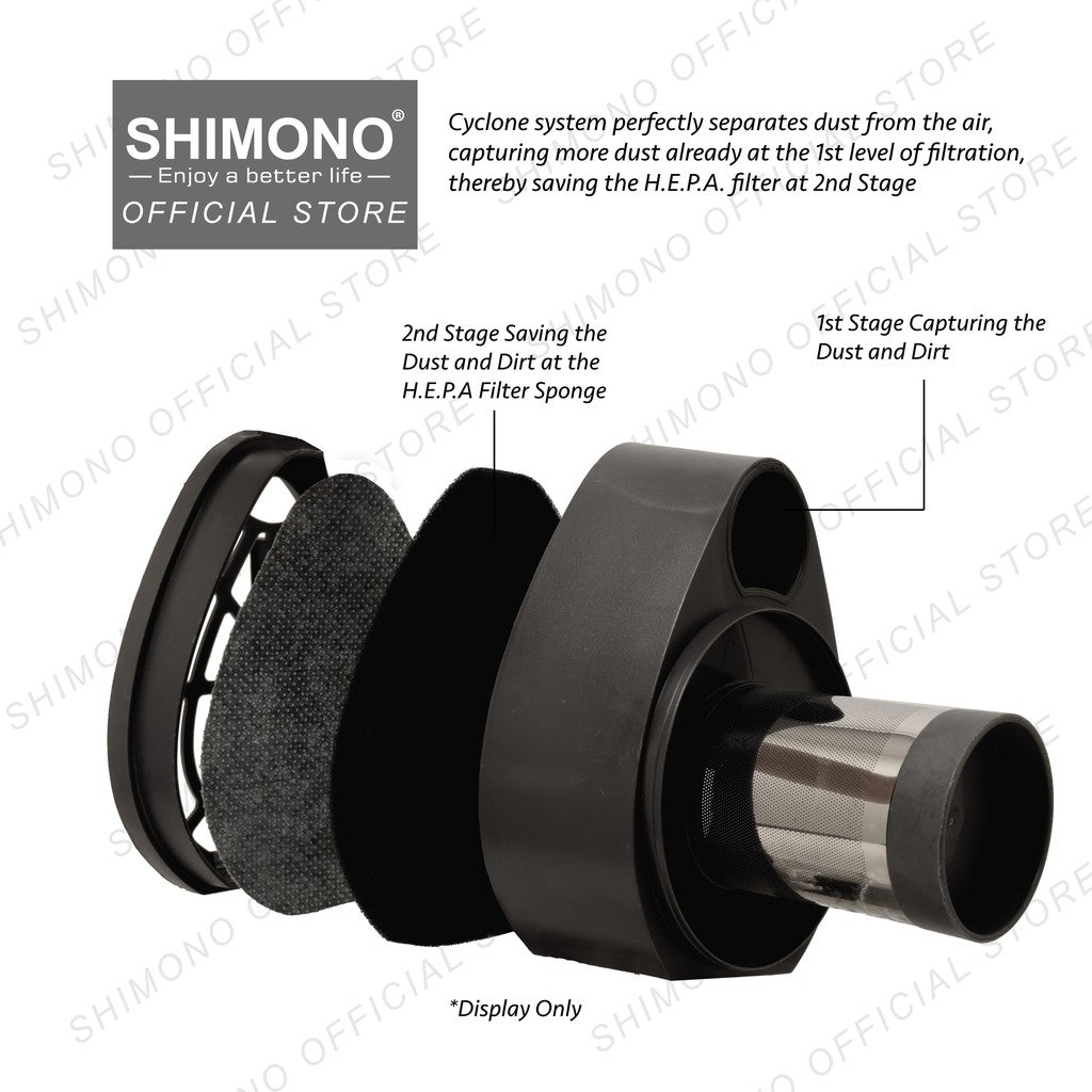 Shimono Spare Part Vacuum Filter Frame with Base (SVC1015/SVC1020/RV777/RV888)