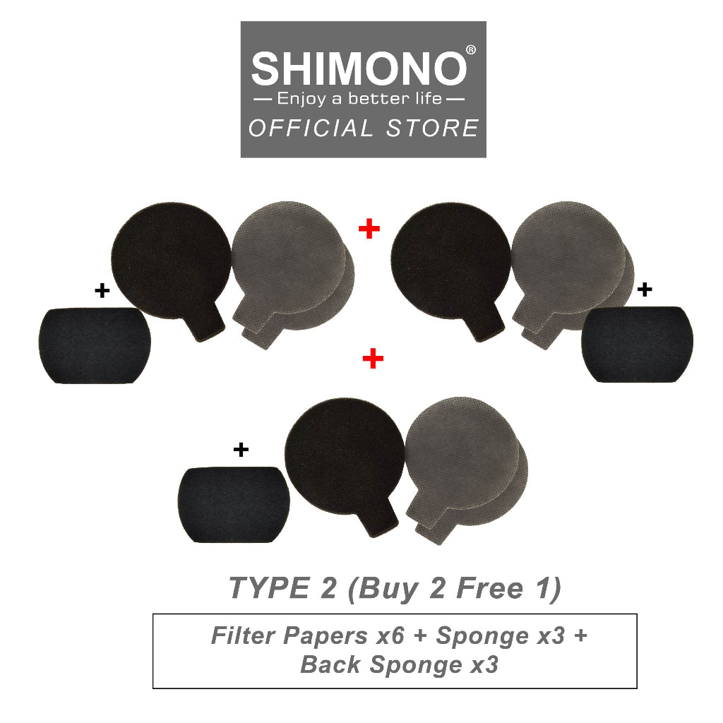 Shimono Spare Part Vacuum Sponge with Filter Paper (SVC1017)