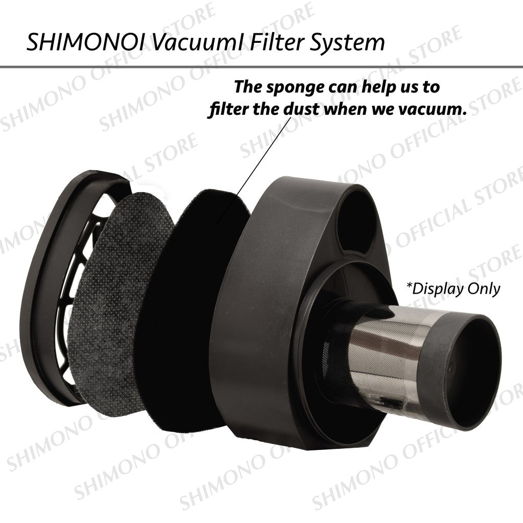 Shimono Spare Part Vacuum Sponge with Filter Paper (SVC1020 & SW2020)