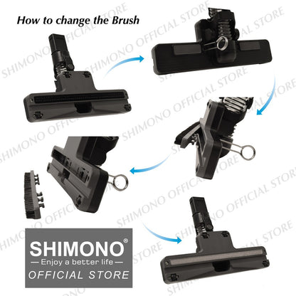 Shimono Spare Part Vacuum Floor Brush for *Round Head* (SVC1015/SVC1016/SVC1017/RV777/RV888)