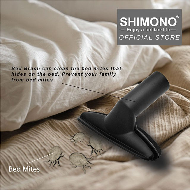 Shimono Spare Part Vacuum Bed Brush for (Round Head)