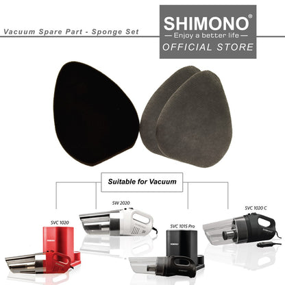 Shimono Spare Part Vacuum Sponge with Filter Paper (SVC1020 & SW2020)
