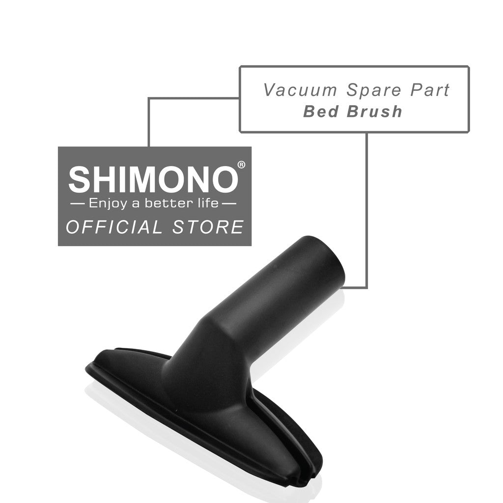 Shimono Spare Part Vacuum Bed Brush for (Round Head)
