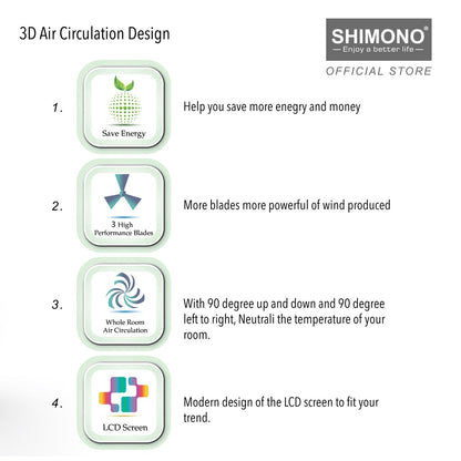 Shimono High Power Air Circulator - SH9009