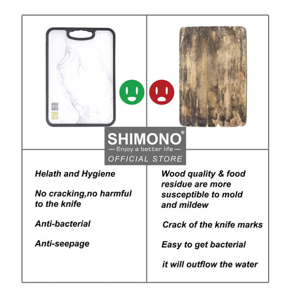 Double Side Cutting Board with knife & knife sharpener