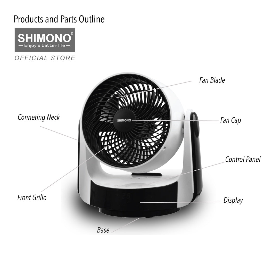Shimono High Power Air Circulator - SH9009