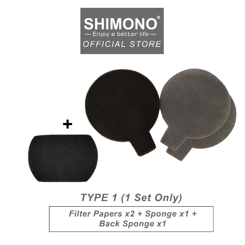 Shimono Spare Part Vacuum Sponge with Filter Paper (SVC1017)