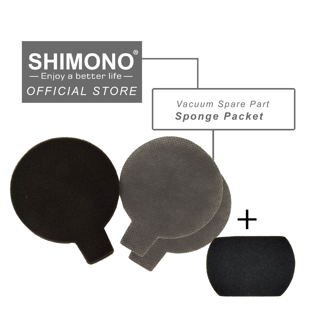 Shimono Spare Part Vacuum Sponge with Filter Paper (SVC1017)