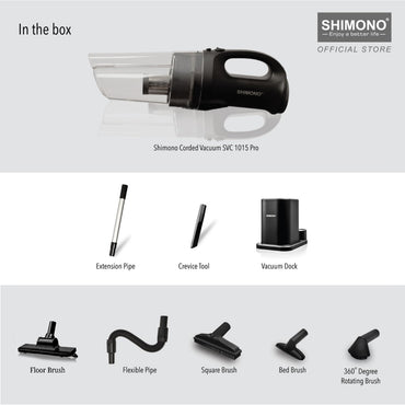 Shimono Cyclone Corded Vacuum Cleaner -  SVC 1015 Pro