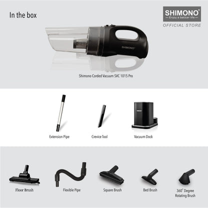 Shimono Cyclone Corded Vacuum Cleaner -  SVC 1015 Pro