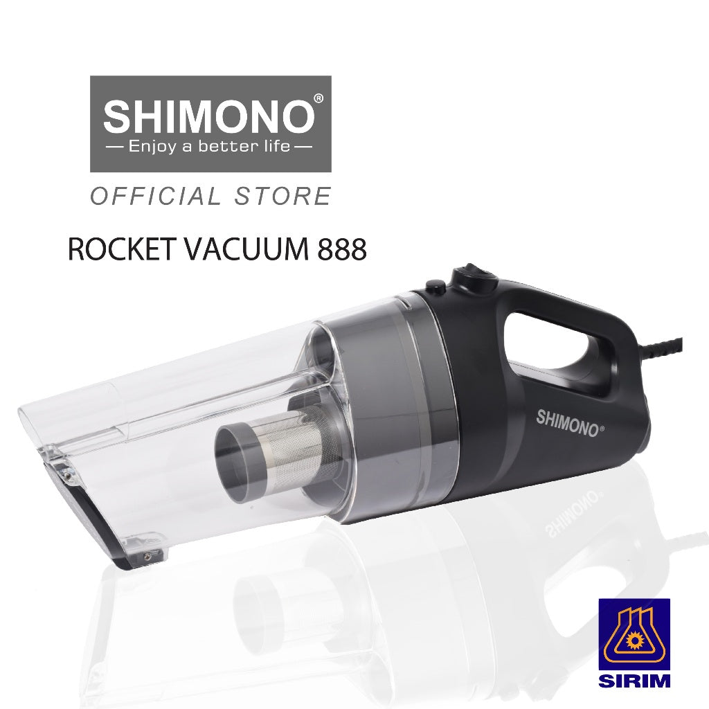 SHIMONO Cyclone Corded Vacuum Cleaner - Rocket Vacuum 888