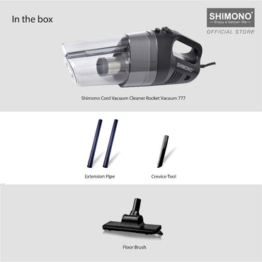 Shimono Cyclone Cord Vacuum Cleaner - Rocket Vacuum 777