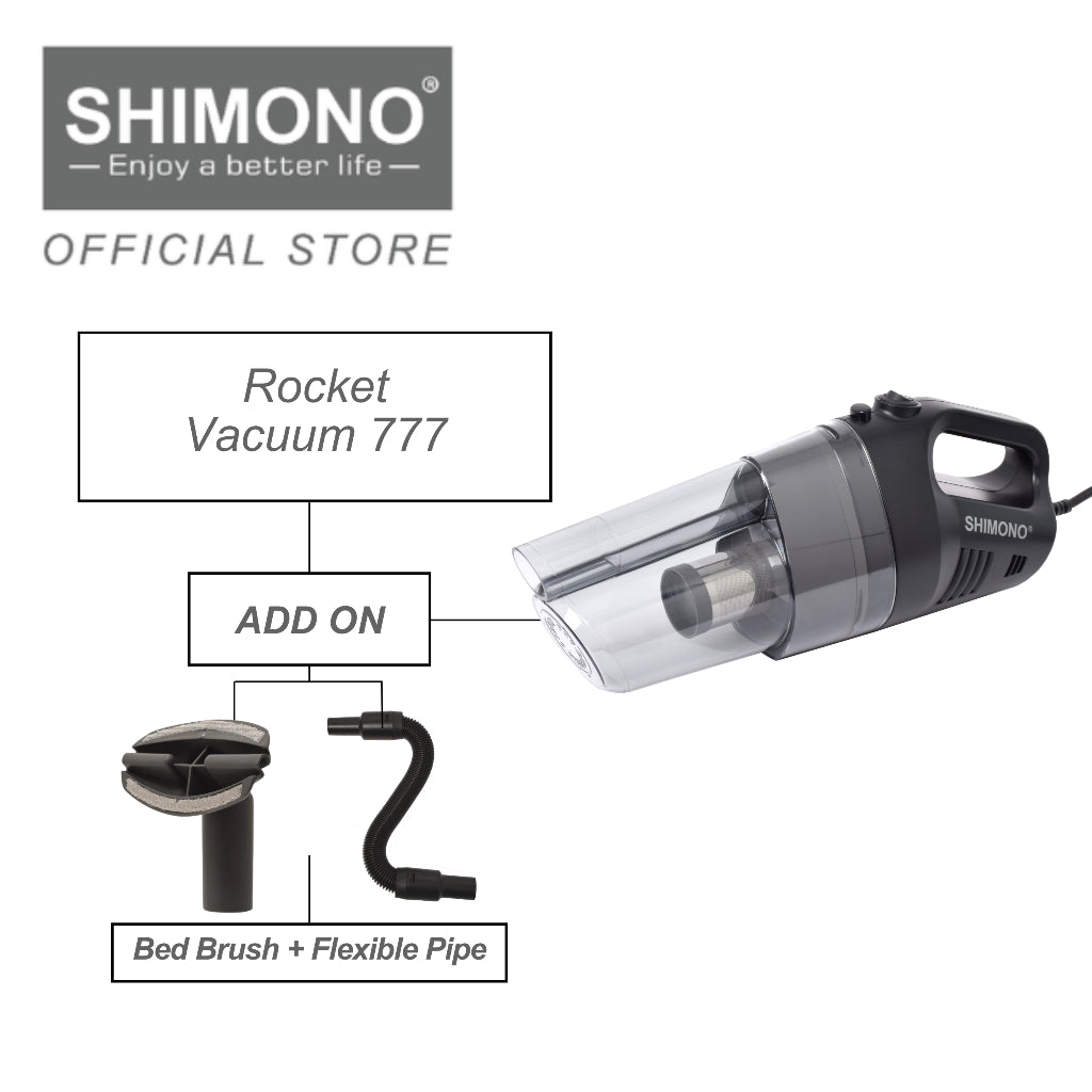 Shimono Cyclone Cord Vacuum Cleaner - Rocket Vacuum 777 – Shimono