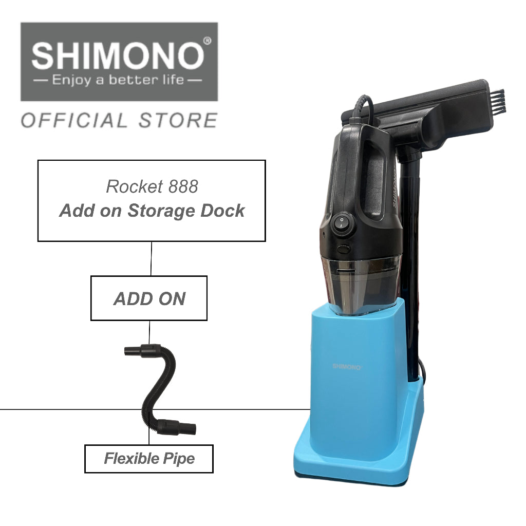 SHIMONO Cyclone Corded Vacuum Cleaner - Rocket Vacuum 888